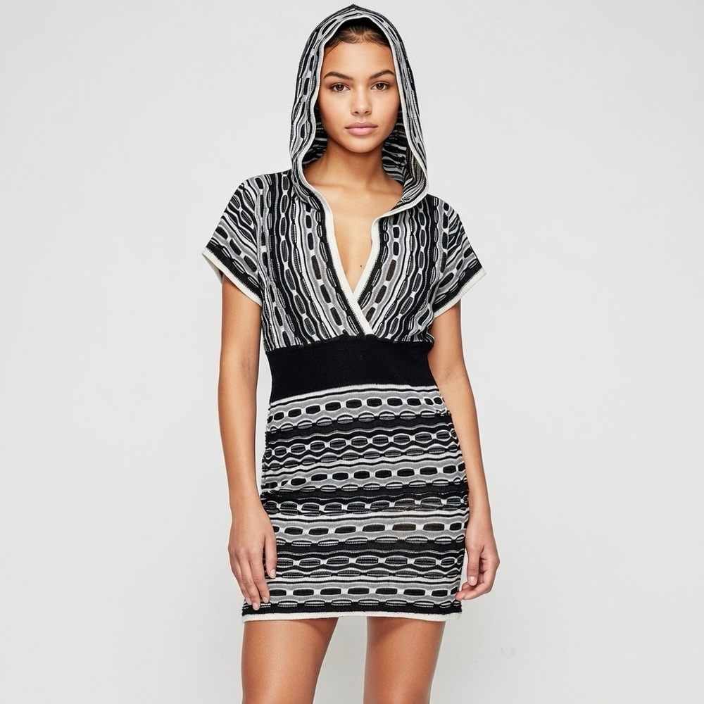 Vintage Wet Paint Sweater Mini Dress